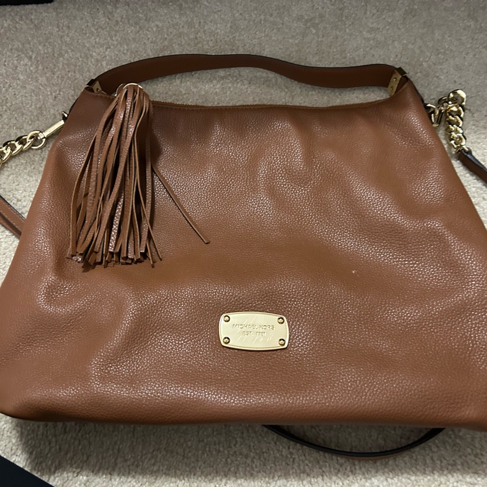Tan Michael Kors purse